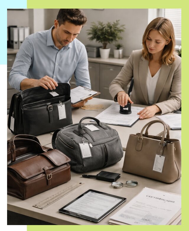 Сертификация сумок в Волгодонске от 8207 руб. | Алешин-Вгн