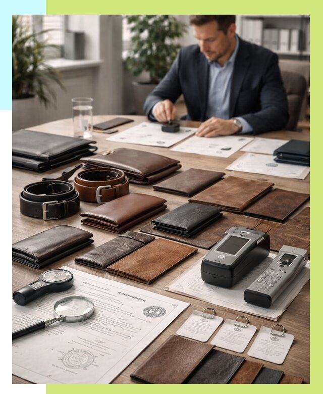 Сертификация кожаных изделий в Волгодонске от 13132 р. | Алешин-Вгн