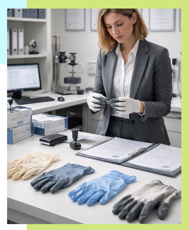 Сертификация перчаток в Волгодонске от 9302 р. | Алешин-Вгн