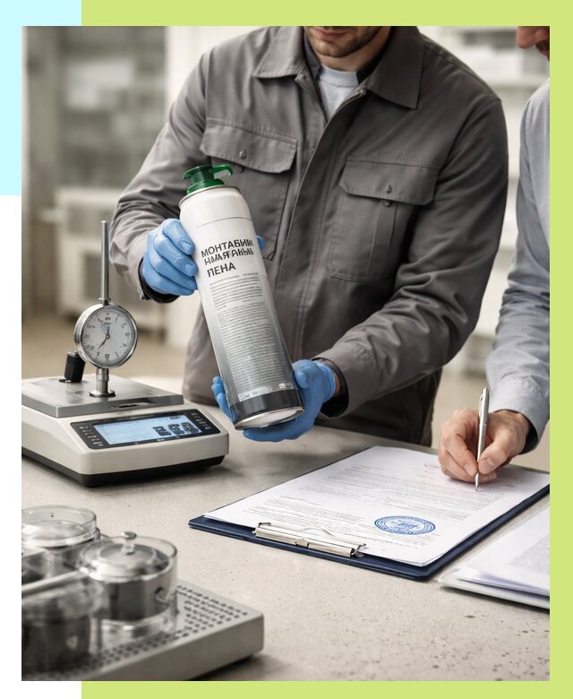 Сертификация монтажной пены в Волгодонске от 16415 р. | Алешин-Вгн