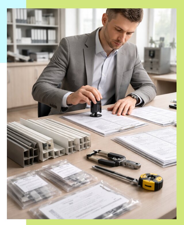 Сертификация ПВХ продукции в Волгодонске от 9302 р., Алешин-Вгн