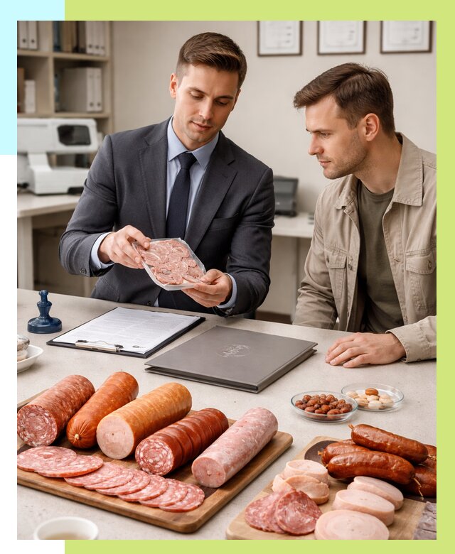 Сертификация колбасных изделий в Волгодонске от 8207 р. | Алешин-Вгн