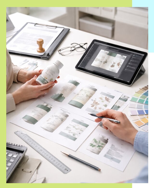 Профессиональная разработка дизайна и текста этикетки продукции в Волгодонске