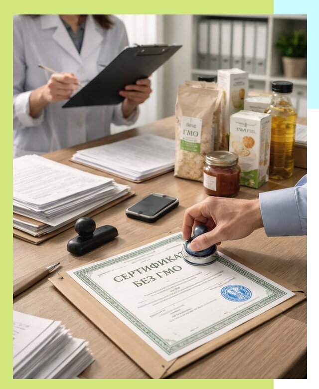 Получение сертификата Без ГМО для продукции в Волгодонске