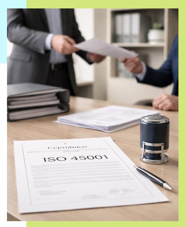 Сертификат ISO 45001 в Волгодонске под ключ от 49244 р. | Алешин-Вгн